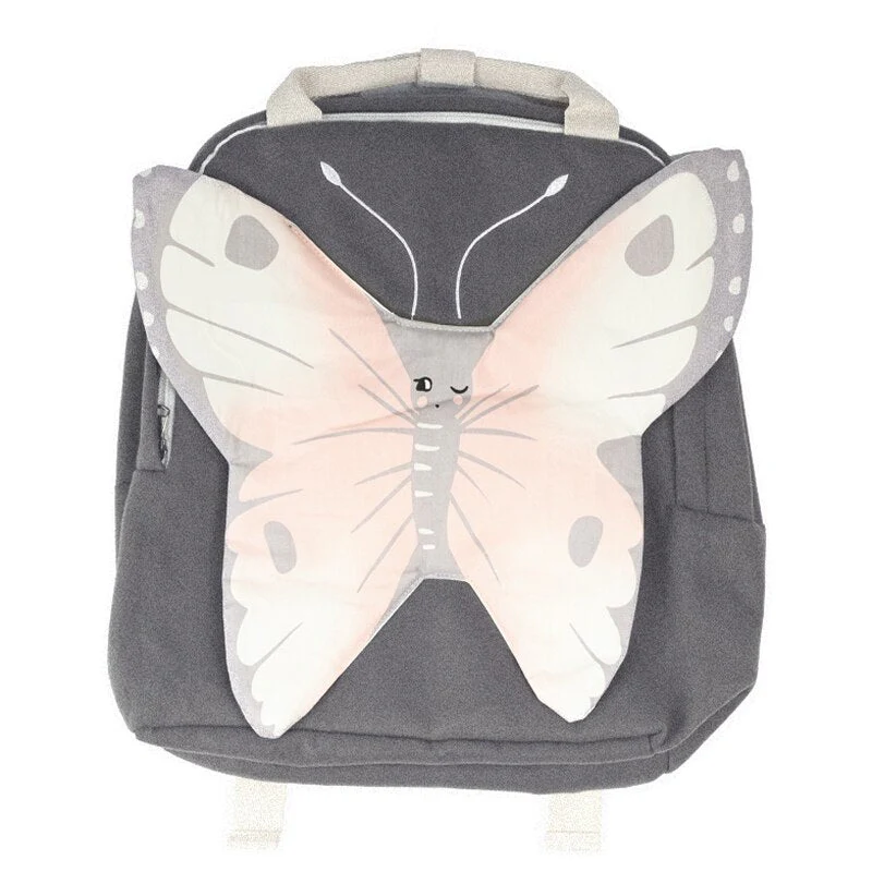 deanwangkt Children Backpack Animals Design Girl Boys Backpack Toddler Kids School Bag Kindergarten Cartoon Rabbit Butterfly lion print Bag - Deanwangkt