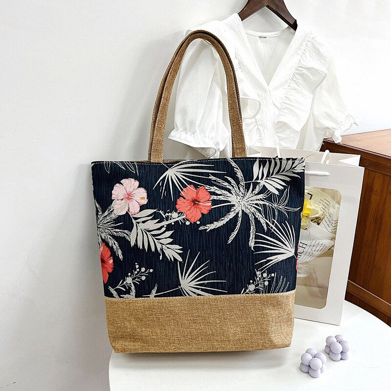 deanwangkt New Washable and Reusable Grocery Shopping Bags for Women's Travel Shoulder Tote Bags with Large Handbags - Deanwangkt