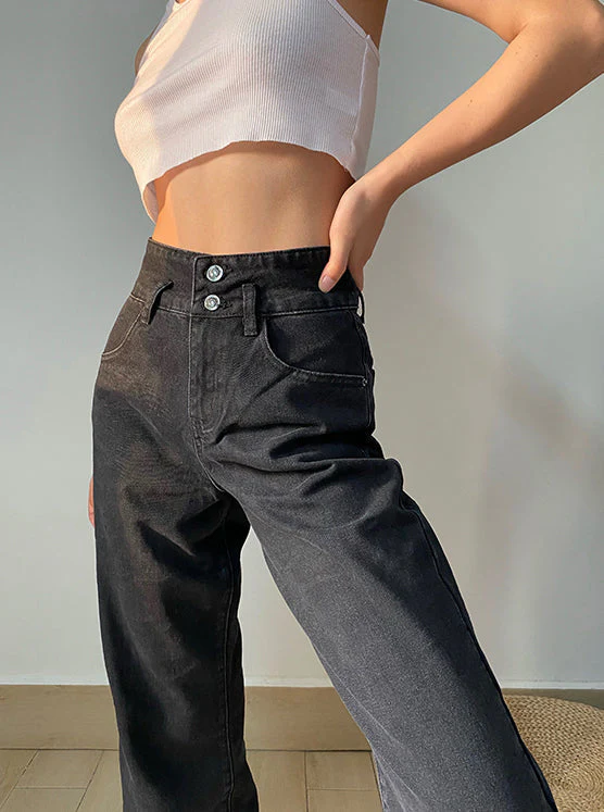 deanwangkt - Amore Wide Leg Jeans - Deanwangkt