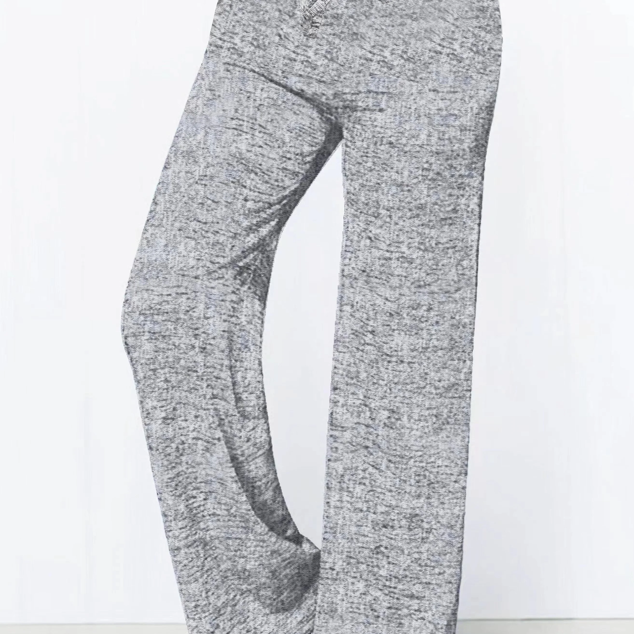 deanwangkt-1  Solid Drawstring Straight Leg Pants, Casual Loose Pants For Spring & Fall, Women's Clothing - Deanwangkt