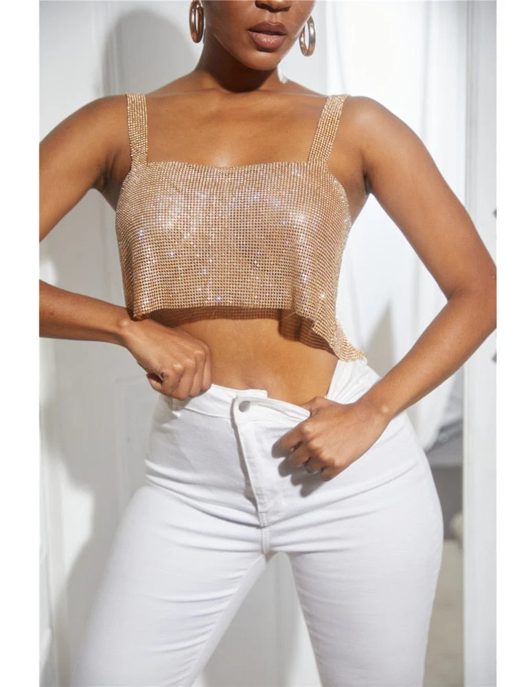 deanwangkt  Rhinestone Mini Party Dresses Women Backless Pink Sexy Dress Halter Night Club Glitter Sequin Dress Vestidos Christmas - Deanwangkt