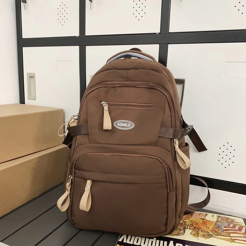 BACK TO SCHOOL    Fashion Bookbag Girls Schoolbag Laptop Mochila for High School Rucksack Teen Boy High-capacity Waterproof Backpack Men - Deanwangkt