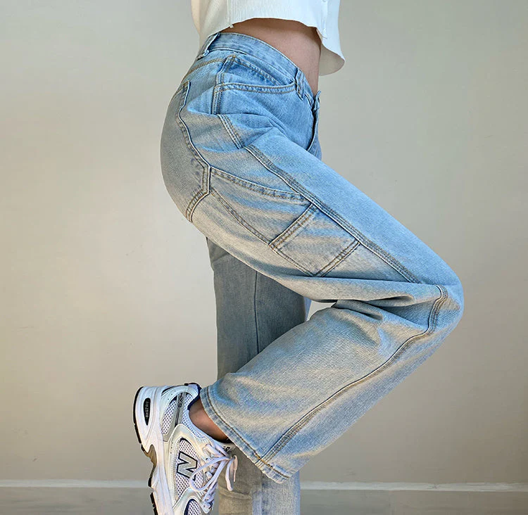 deanwangkt - Rani Top Stitch Jeans - Deanwangkt