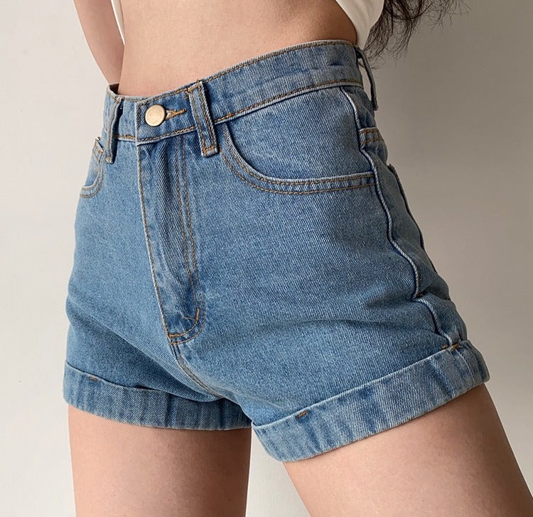 deanwangkt - Classic Retro Denim Shorts - Deanwangkt