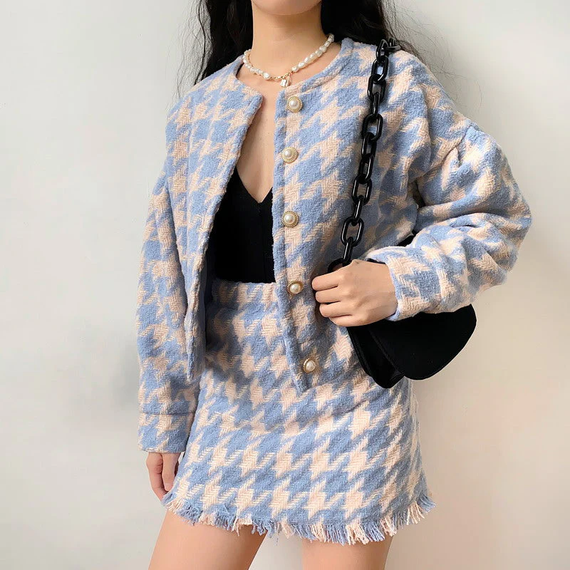 deanwangkt - Cherie Houndstooth Set - Deanwangkt