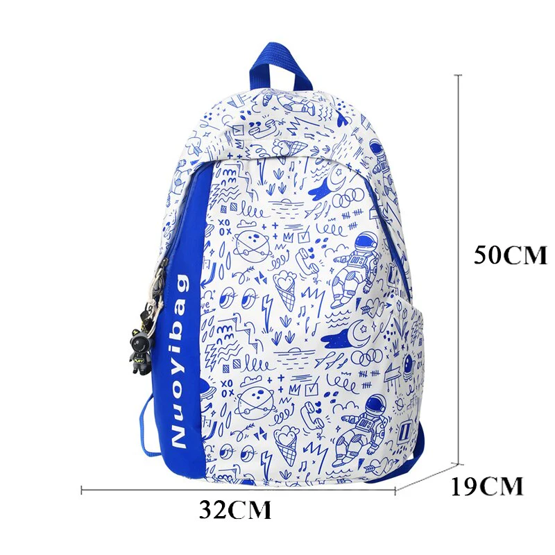 Back to school  Fashion Large Bookbag for Girls Boys Schoolbag High Capacity Teenagers Backpack Laptop Rucksack Women Travel Mochila - Deanwangkt