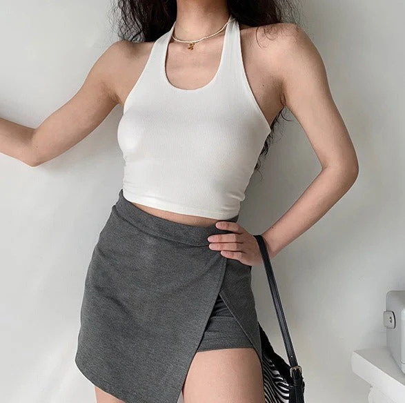 deanwangkt - Culottes Slit Skirt - Deanwangkt