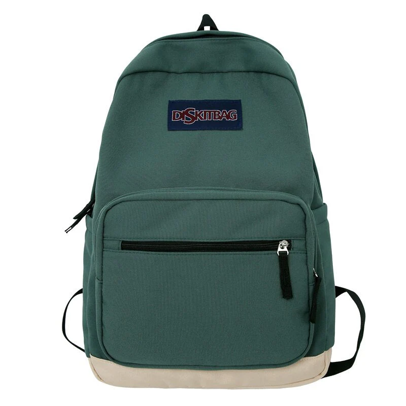 Back to school  Teenager Student Backpack Black Fashion Men Women Nylon Laptop Mochila Waterproof School Bag for Girls Travel Rucksack - Deanwangkt