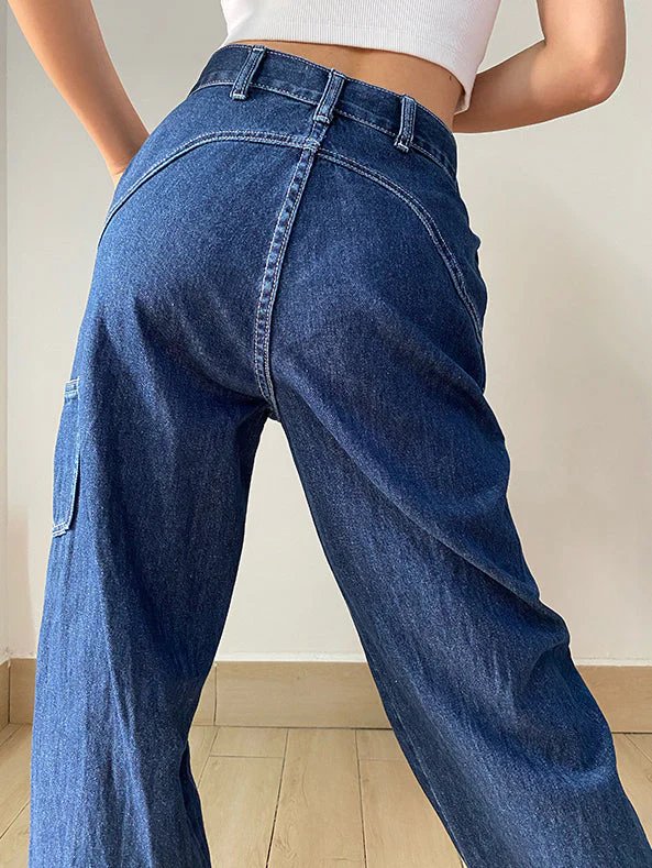 deanwangkt - Retro Builder Baggy Jeans - Deanwangkt