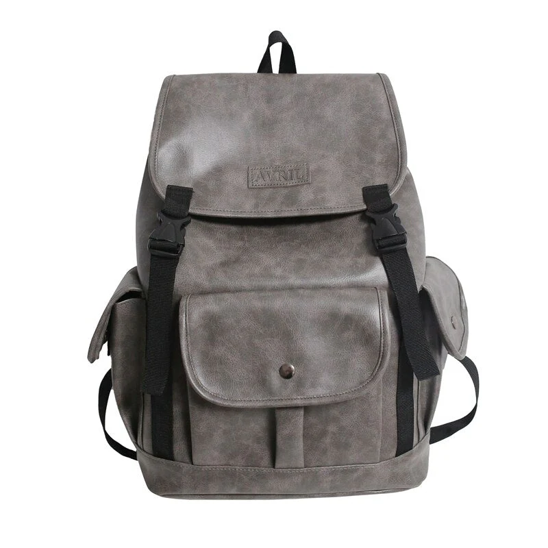 High Quality Women Man Backpack Soft Leather Men's Backpacks Girl Luxury Designer Back Pack Laptop Bag Large Capacity Travel Bag - Deanwangkt