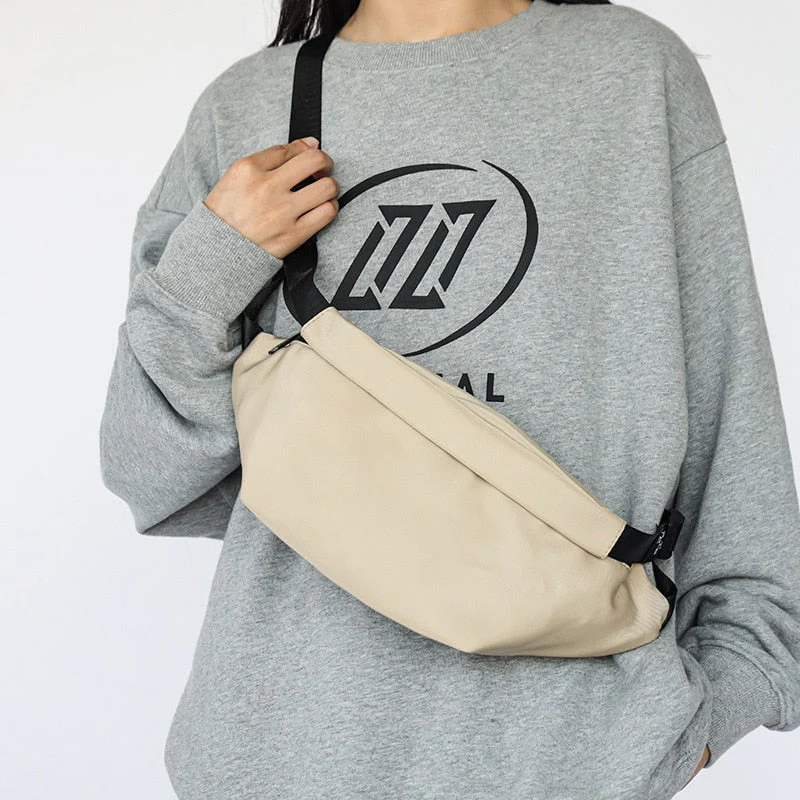 deanwangkt Japanese Style Simple Chest Bag For Women&Men Crossbody Bags For Women New Casual Nylon Bag Purses and Handbags Bolso De Hombro - Deanwangkt