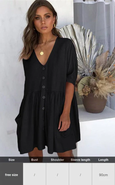 Sexy New Shirt Beach Up White Beach Dress Loose Blouse Tunic Pocket Long Sleeve Swimsuit Cover Up Casual Beachwear - Deanwangkt