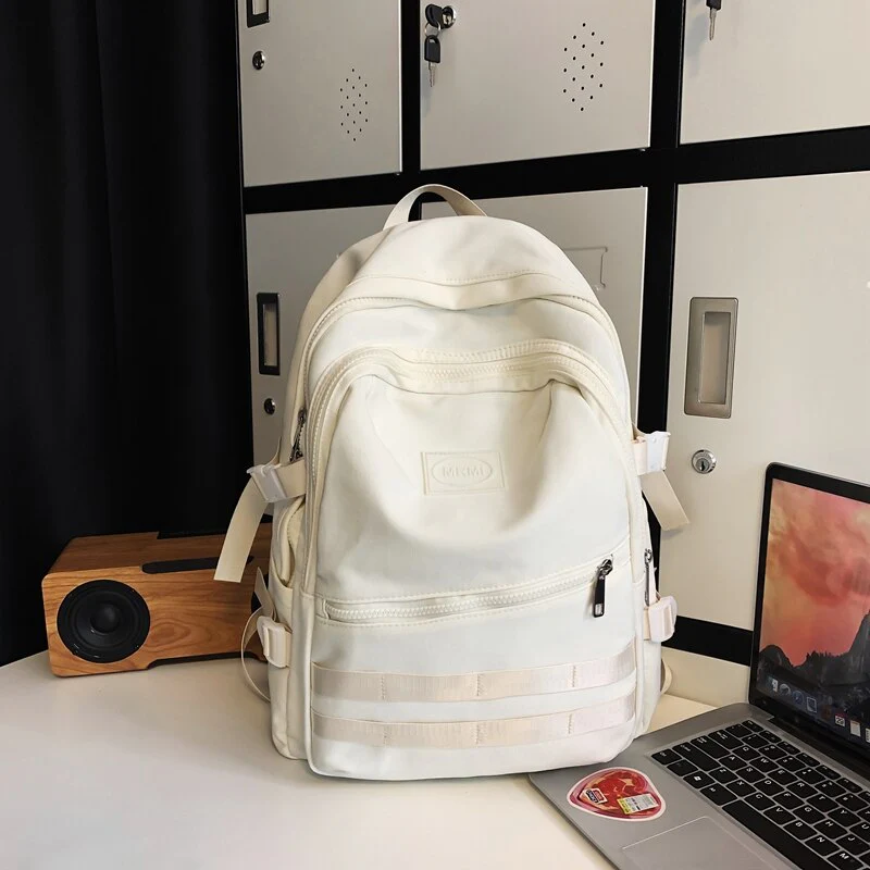 Back to school  Men Travel Bagpack Waterproof Fashion Boys Bookbag Schoolbag High School Nylon Mochila Laptop Women Trendy Rucksack - Deanwangkt