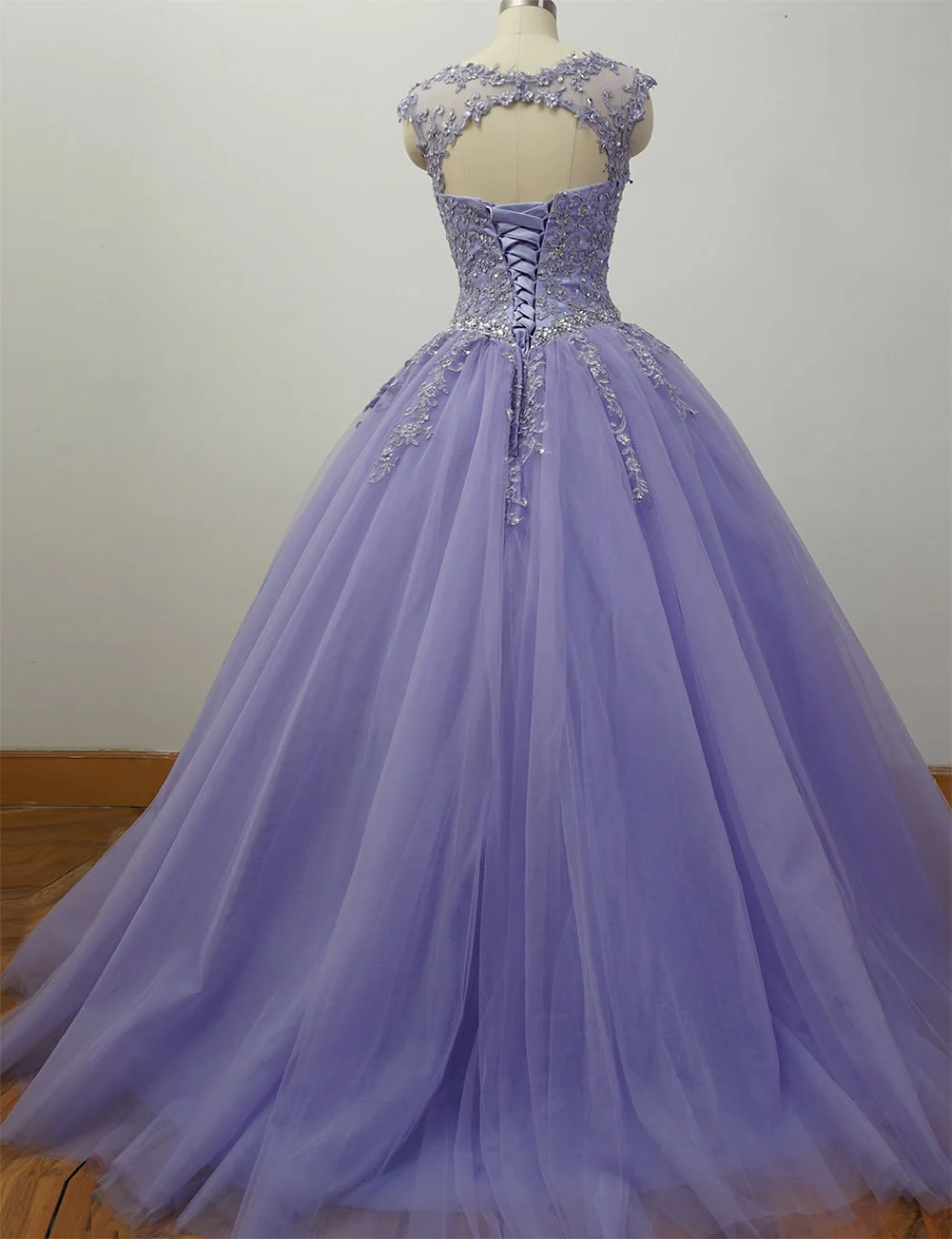 Solvbao Gorgeous Quinceanera Dresses with Applique and Beadings, Purple Formal Gowns - Deanwangkt