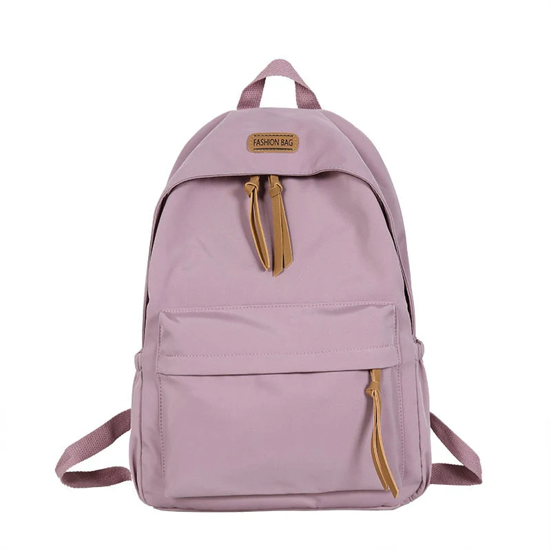 BACK TO SCHOOL   Fashion Backpack Waterproof Student Schoolbag Men Black Cotton Cute Women for Teenage Girls School Mochila Rucksack - Deanwangkt