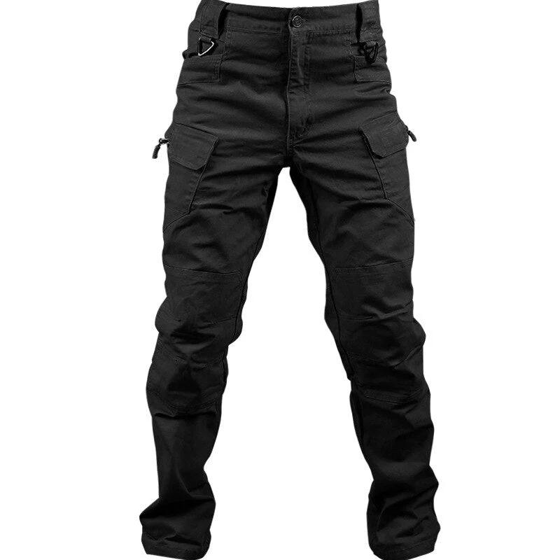DEANWANGKT Mens Vintage Hip Hop Style Baggy Jeans IX9 City Tactical Cargo Pants Men Combat SWAT Army Military Pants Cotton Many Pockets Stretch Flexible Man Casual Trousers Size - Deanwangkt