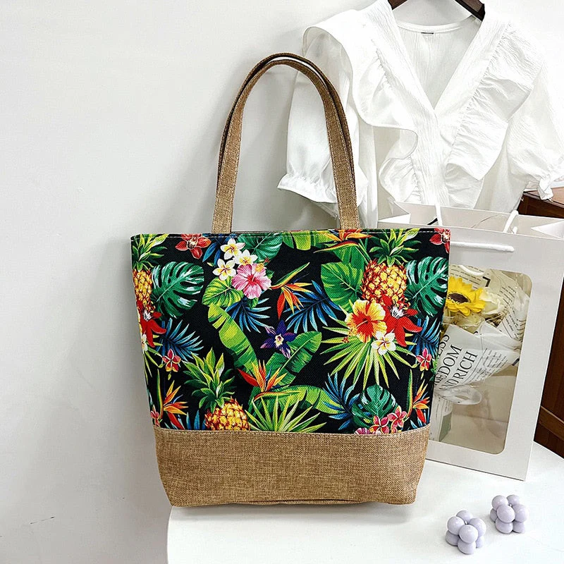 deanwangkt New Washable and Reusable Grocery Shopping Bags for Women's Travel Shoulder Tote Bags with Large Handbags - Deanwangkt