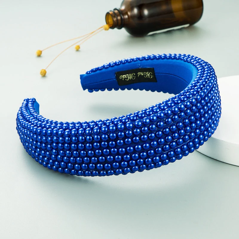 Hotsale New Bling Rhinestone Full Crystal Headbands for Women  Shiny Diamond Bedazzled Designer Tiara Baroque Headband Women - Deanwangkt