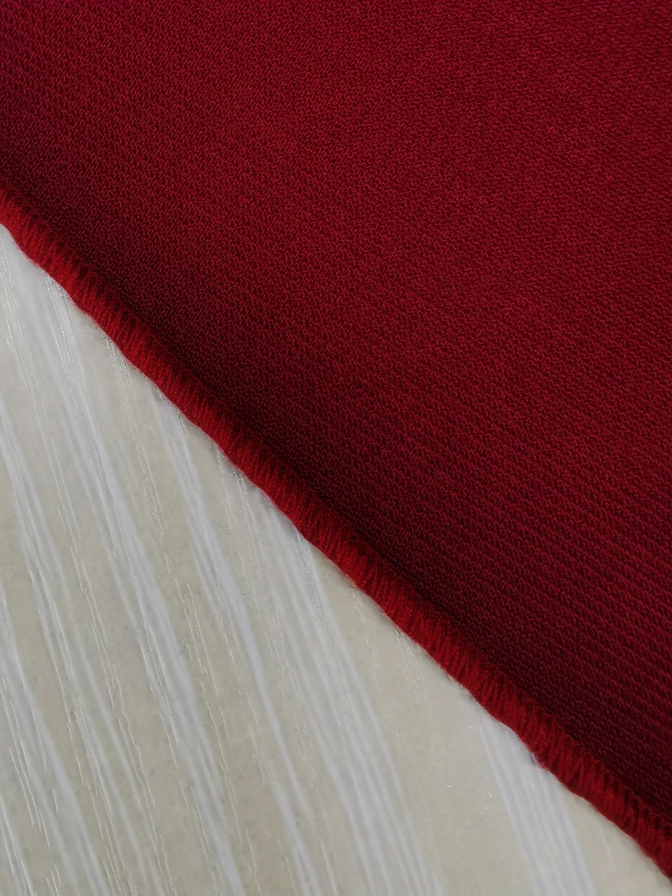 Plus Size Elegant Skirt, Women's Plus Solid Ruffle Trim Elastic Waist Slight Stretch A-line Skirt - Deanwangkt