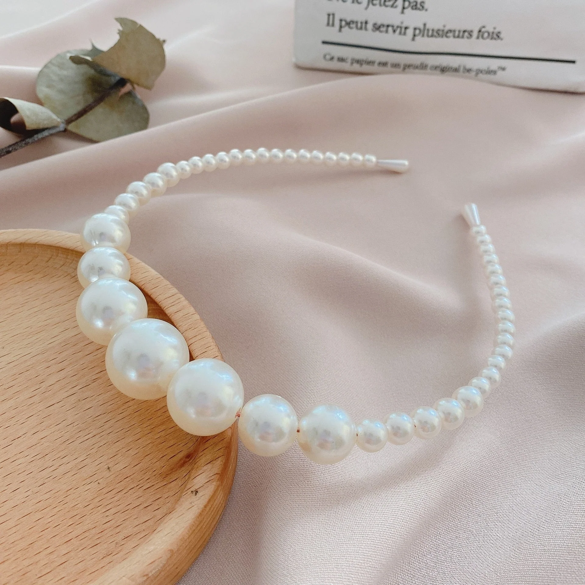 deanwangkt Hairbands New Luxury Big Pearl Bezel Women Girls Bow Sunflower Female Hair Hoops Hair Accessories Fashion Jewelry Headband - Deanwangkt