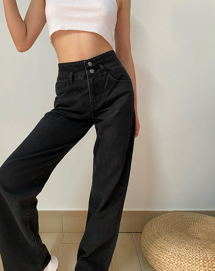 deanwangkt - Amore Wide Leg Jeans - Deanwangkt