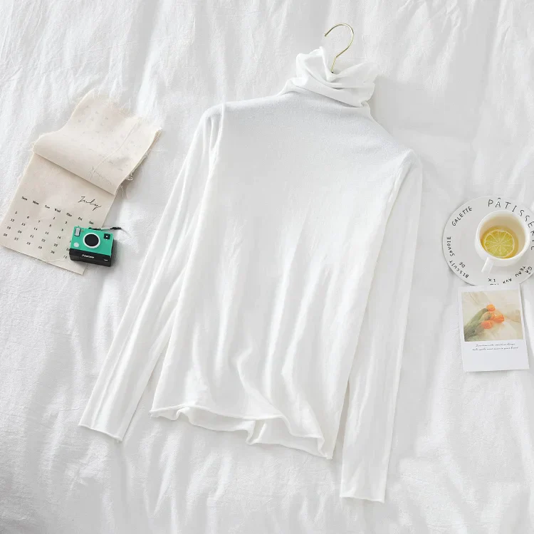 deanwangkt Turtleneck Women Sweaters Autumn Winter Sweater Knitted Pullover Long Sleeve Woman Sweaters Tops Soft Jumper Pull Femme - Deanwangkt