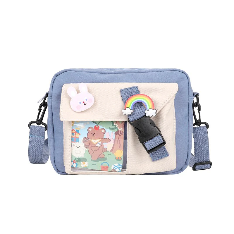 deanwangkt  New Lovely Small Bag Women Nylon Bag Girls Crossbody Bags Women Bolsa Feminina Shoulder Bag Mobile Phone Bag Mini Bags Sac - Deanwangkt