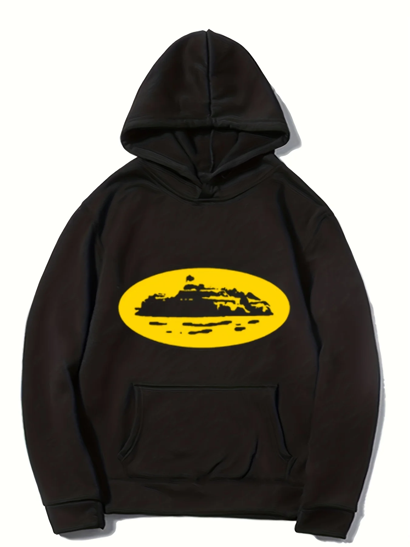 Graphic Print Loose Hoodie, Casual Long Sleeve Loose Sweatshirt, Women's Clothing - Deanwangkt