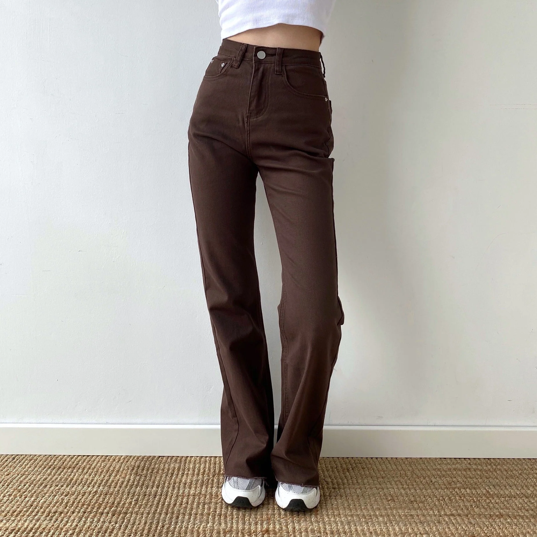 deanwangkt - Coffee Time Brown Trousers - Deanwangkt