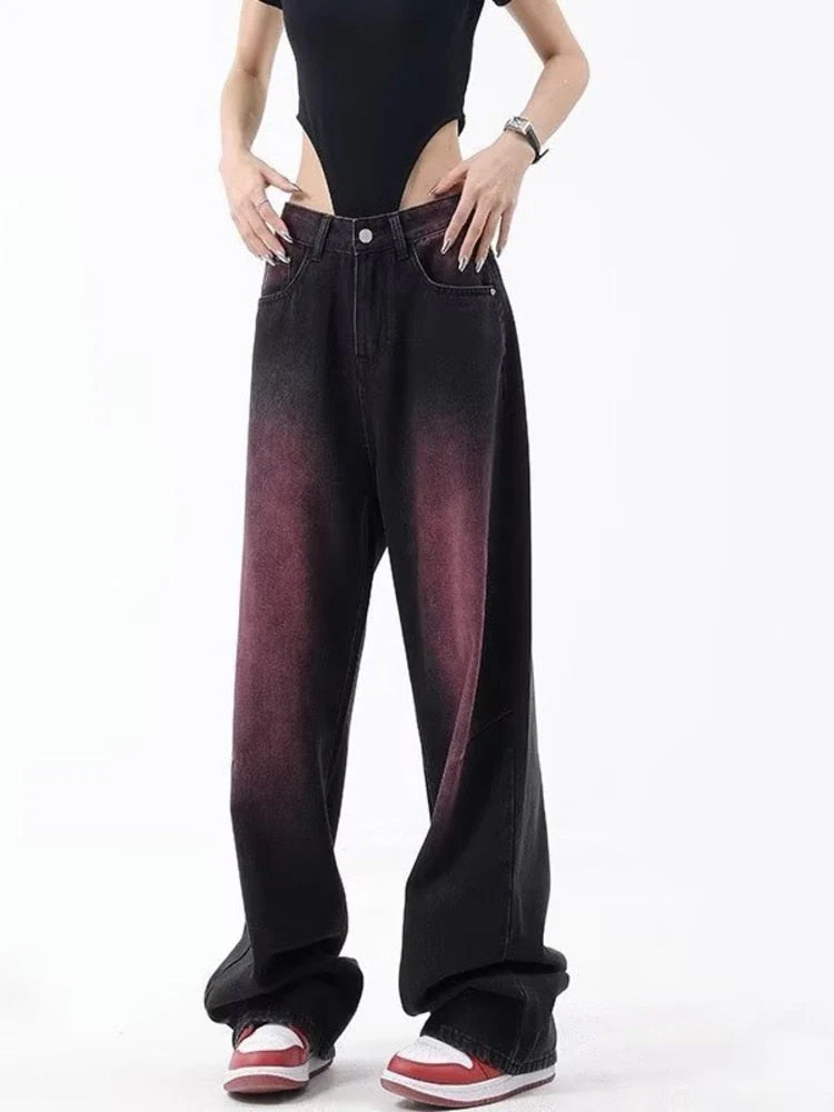 deanwangkt Autumn Jeans Women's Fashion Literary Trend Loose Washed Youth Fashion High Street Harajuku Women's Jeans - Deanwangkt