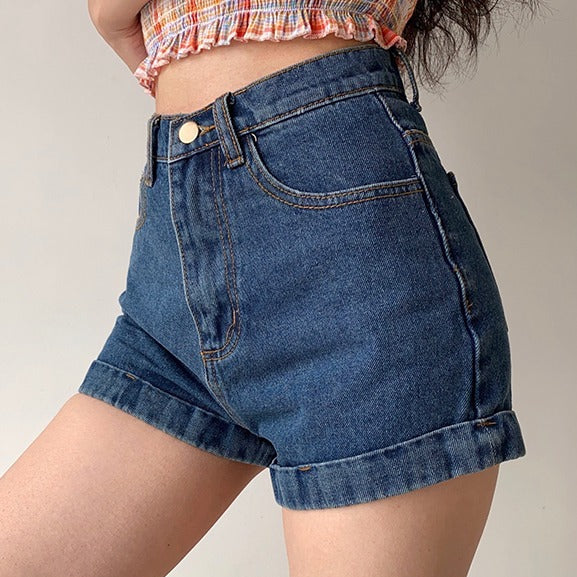 deanwangkt - Classic Retro Denim Shorts - Deanwangkt