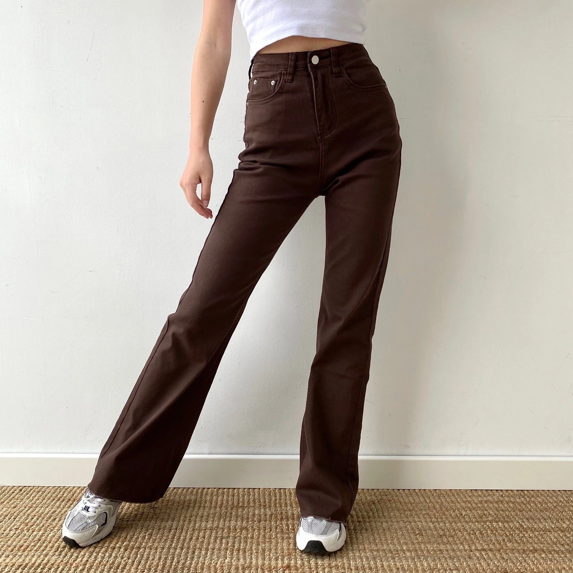 deanwangkt - Coffee Time Brown Trousers - Deanwangkt