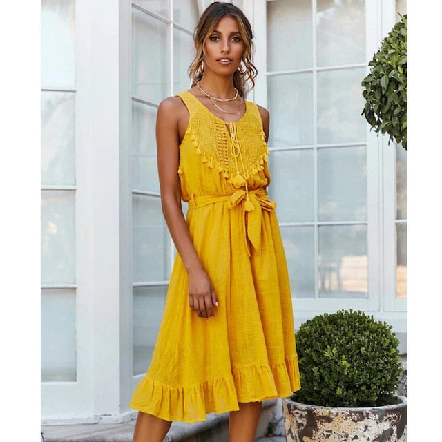 New Cover-ups Summer Women Beach Wear White Cotton Tunic Dress Bikini Bath Sarong Wrap Skirt Swimsuit Cover Up - Deanwangkt