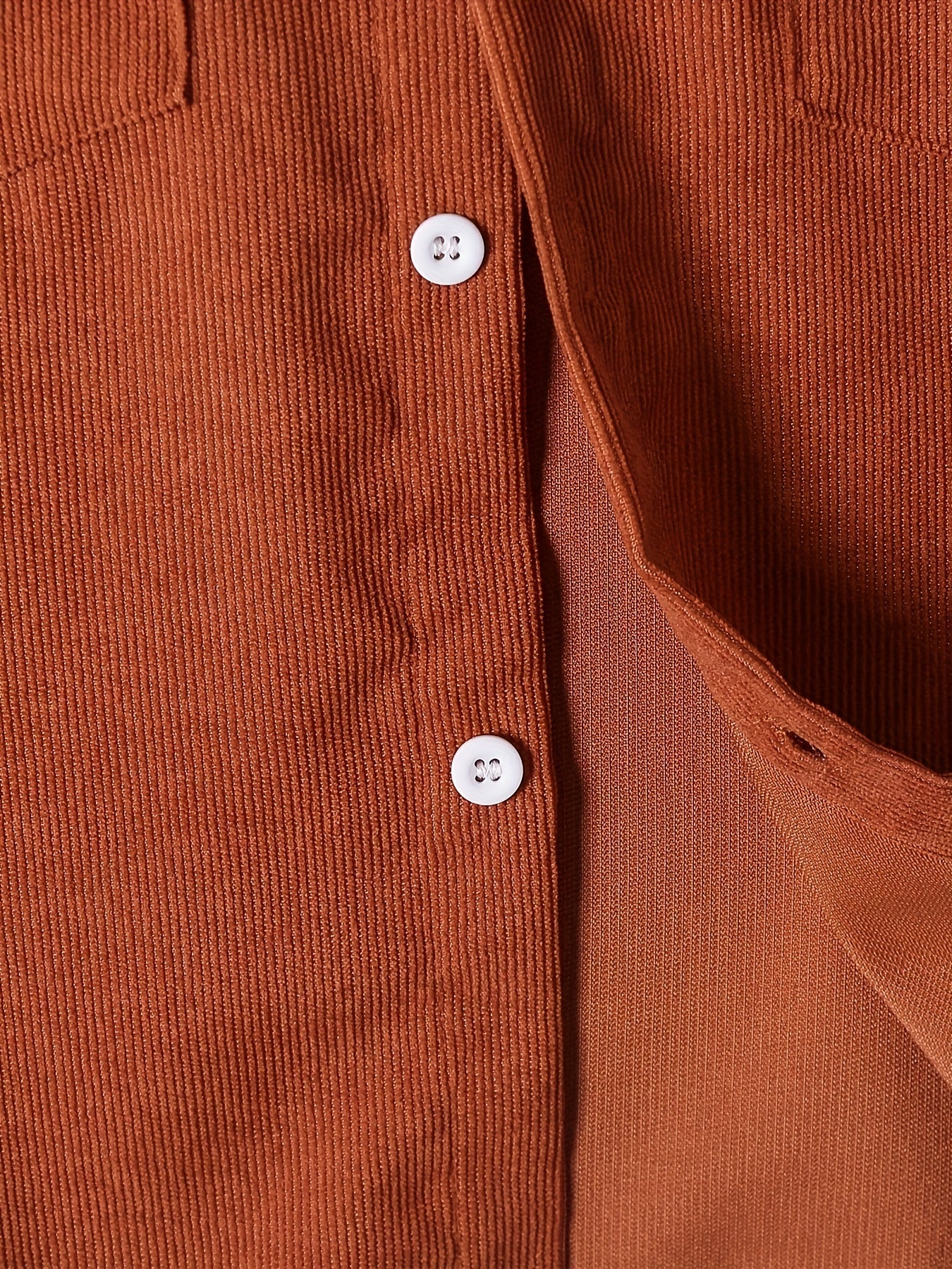 Kids Boys Solid Corduroy Hooded Shirts Long Sleeve Button Down Tops Spring Fall Outwear Shirts Jacket Clothes - Deanwangkt