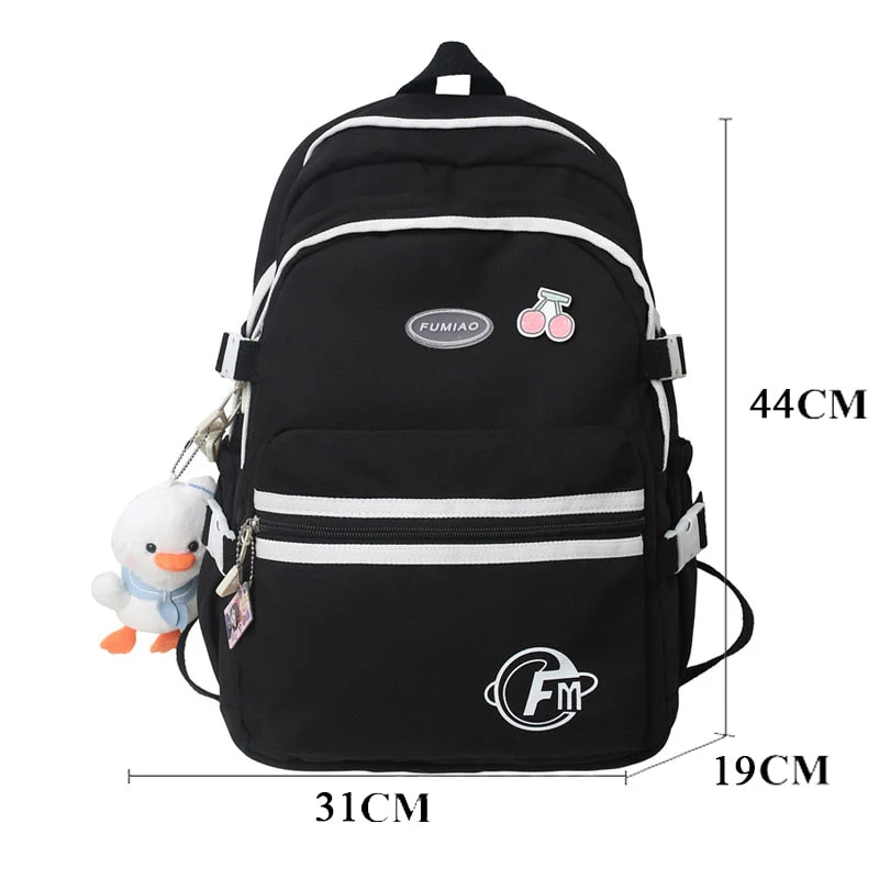 BACK TO SCHOOL  Fashion Cute Girls Bookbag For Teenager Boys Student Shoolbag Kawaii Women Travel Bag Mochila Laptop Backpack College - Deanwangkt
