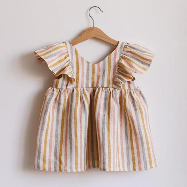 Cotton Baby Dresses Cute Summer Girls Clothes Princess Dress 1st Birthday Party For 0-3Years Girl Infant toddler Girls Clothing - Deanwangkt