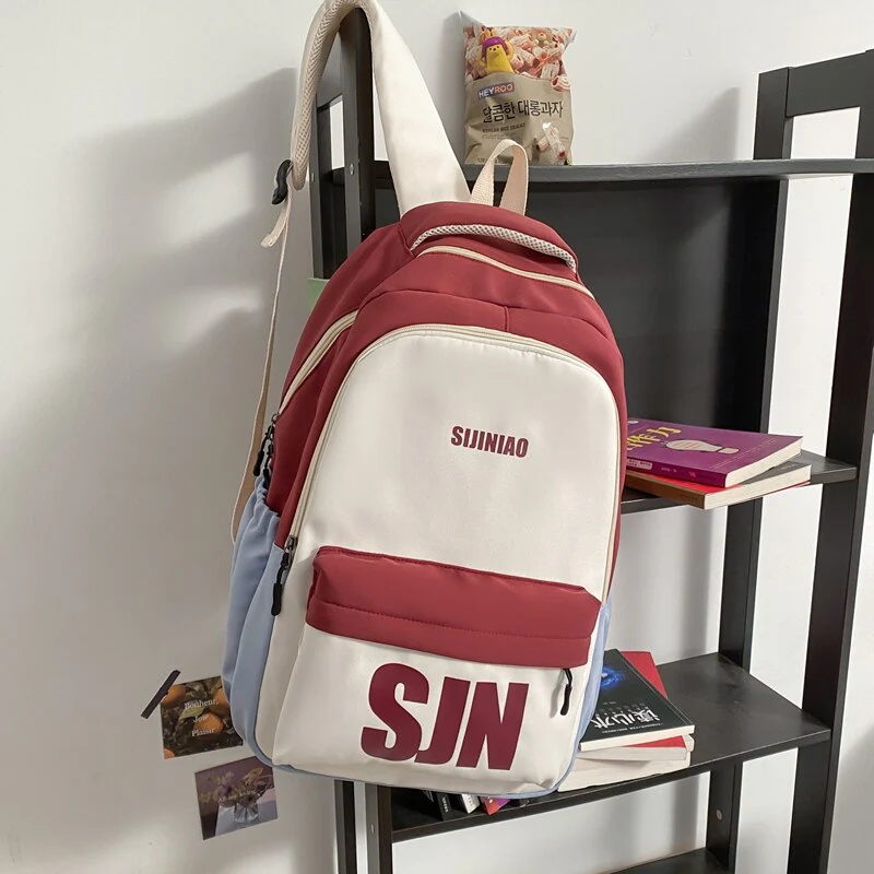 BACK TO COLLEGE   Fashion Girls High-capacity Schoolbag for High School Nylon Waterproof Backpack Women Travel Mochila Laptop Rucksack - Deanwangkt