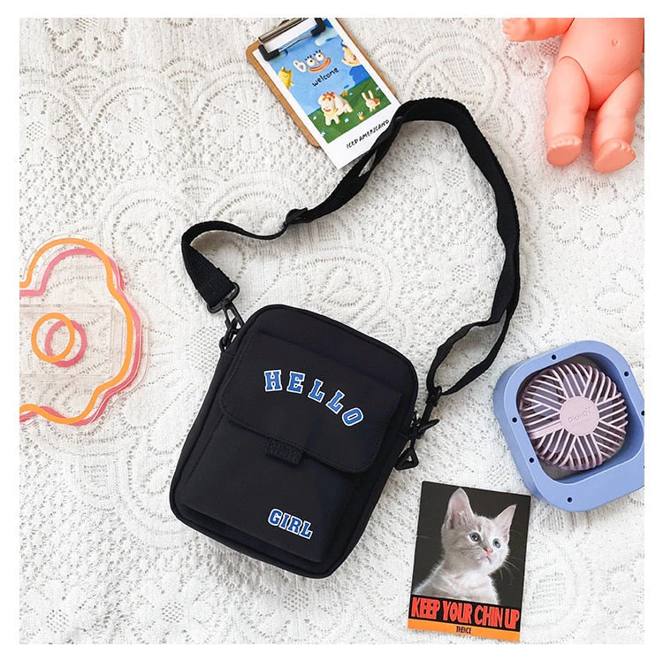 deanwangkt Teenage Girls Small Bag Women Letter Print Handbags and Purses Fashion  Crossbody Bags For Women Bolsa Feminina Shoulder Bag - Deanwangkt