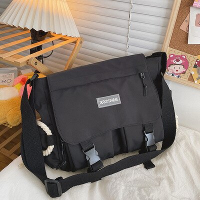 deanwangkt  Japanese Harajuku Crossbody Bag For Women New Casual Nylon Bag Girls Women's Shoulder Bag Multipockets Messenger Bag Women Bolsa - Deanwangkt