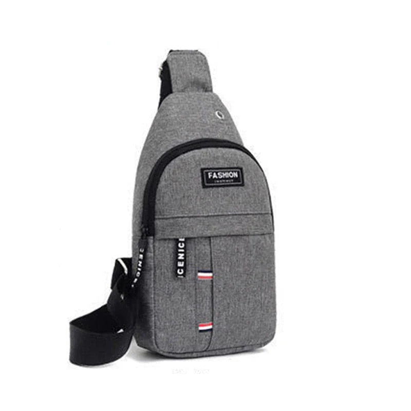 deanwangkt  New Men Chest Bag New Nylon Multi Functional Crossbody Bag Fashion Korean Versatile Men One Shoulder Chest Bag - Deanwangkt