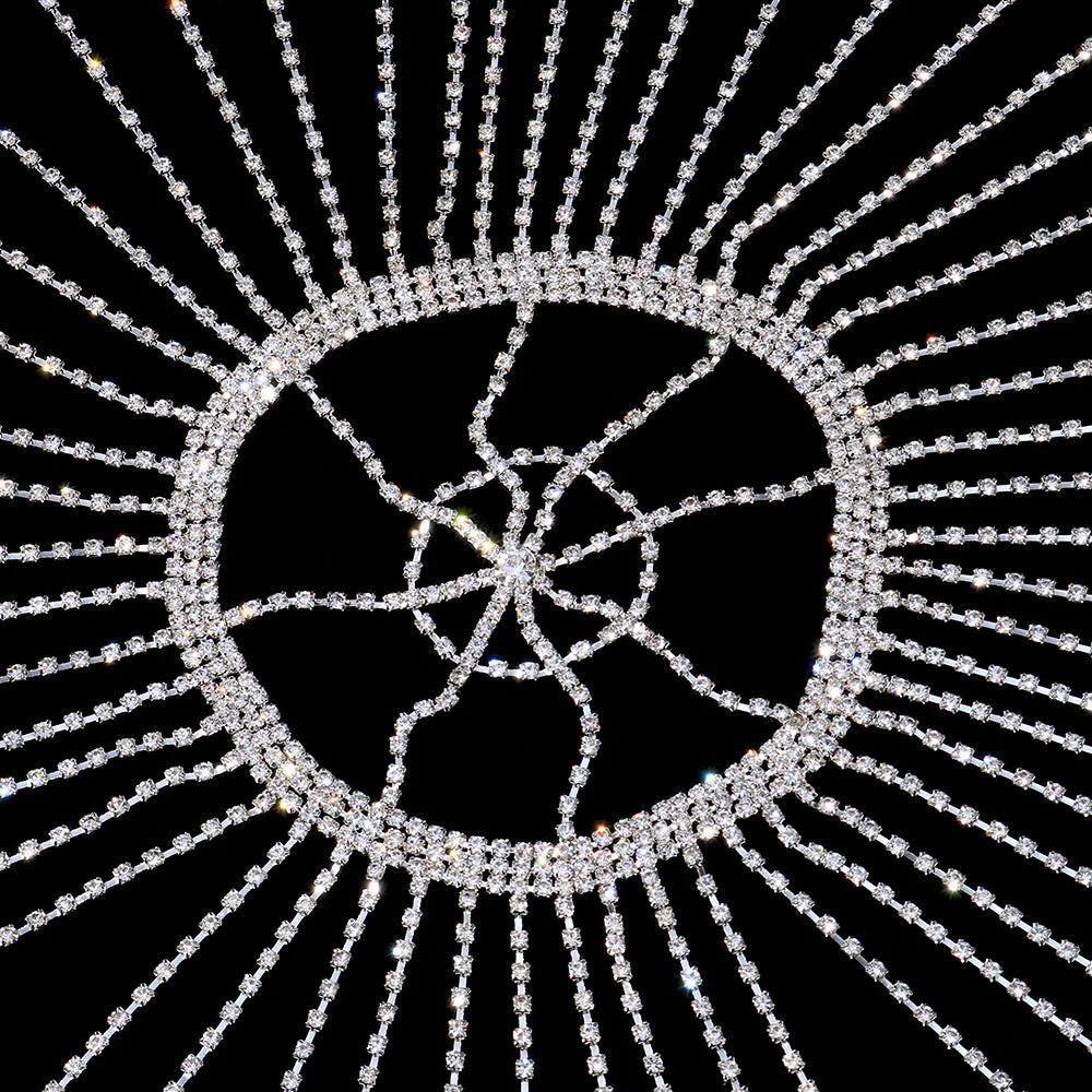 deanwangkt  Stonefans Flash Long Tassel Hair Chain Rhinestone Head Chain for Women Nightclub Crystal Headband Hat Bridal Headpiece Jewelry - Deanwangkt