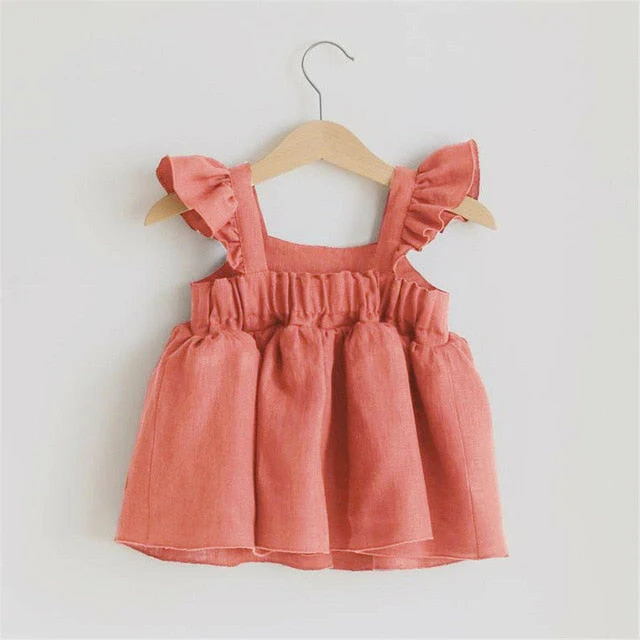 Cotton Baby Dresses Cute Summer Girls Clothes Princess Dress 1st Birthday Party For 0-3Years Girl Infant toddler Girls Clothing - Deanwangkt