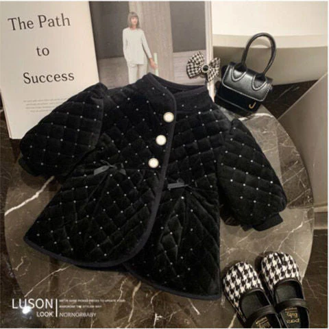 deanwangkt new Baby Girl Boy winter Spring Autumn Plush Coats Jackets Fashion cotton down Kids Children Overwear Clothes - Deanwangkt