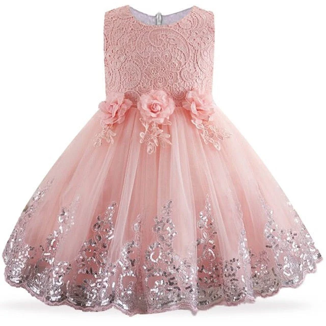 Summer Dress Baby Girl Dress 1 Year Birthday Dress Girl Party Wedding Dress Tutu Princess Dress For Girl Children Vestidos 1-5Y - Deanwangkt