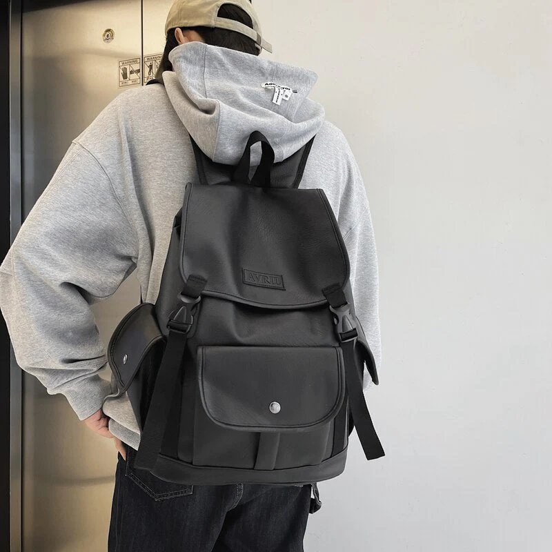 High Quality Women Man Backpack Soft Leather Men's Backpacks Girl Luxury Designer Back Pack Laptop Bag Large Capacity Travel Bag - Deanwangkt