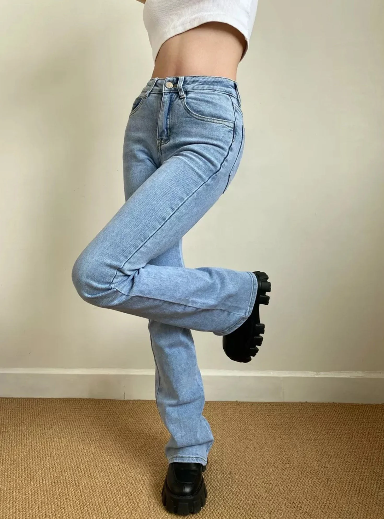 deanwangkt - Risa Flare Denim Jeans - Deanwangkt
