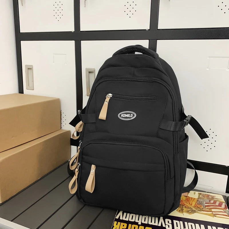 BACK TO SCHOOL    Fashion Bookbag Girls Schoolbag Laptop Mochila for High School Rucksack Teen Boy High-capacity Waterproof Backpack Men - Deanwangkt