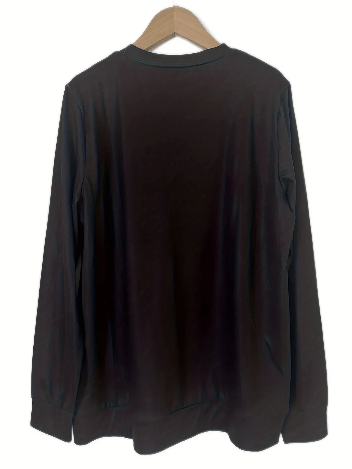 deanwangkt-1 Cat Print Crew Neck T-Shirt, Casual Long Sleeve T-Shirt For Spring & Fall, Women's Clothing - Deanwangkt