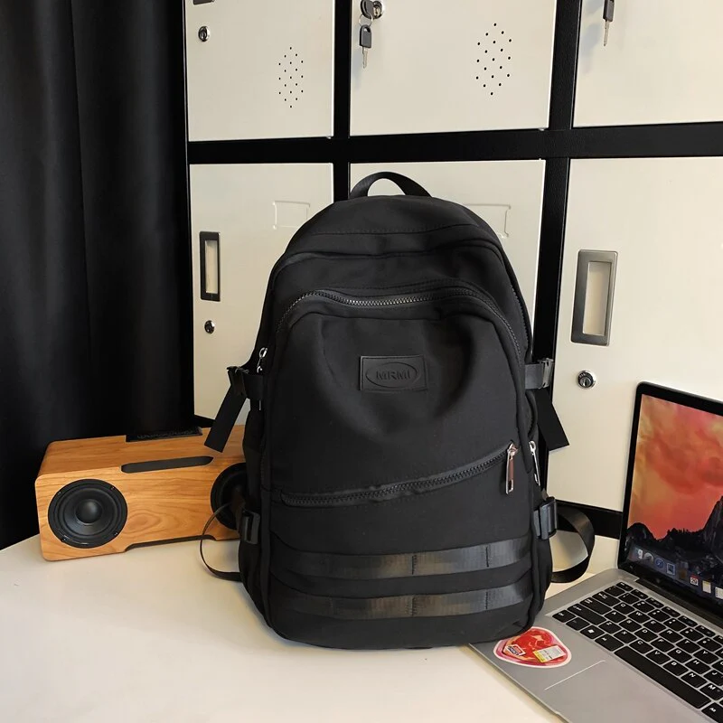 Back to school  Men Travel Bagpack Waterproof Fashion Boys Bookbag Schoolbag High School Nylon Mochila Laptop Women Trendy Rucksack - Deanwangkt