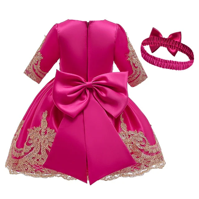 Summer Dress Baby Girl Dress 1 Year Birthday Dress Girl Party Wedding Dress Tutu Princess Dress For Girl Children Vestidos 1-5Y - Deanwangkt